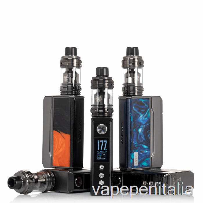 Vape In Italia Voopoo Drag 4 177w Starter Kit Canna Di Fucile + Blu Oceano